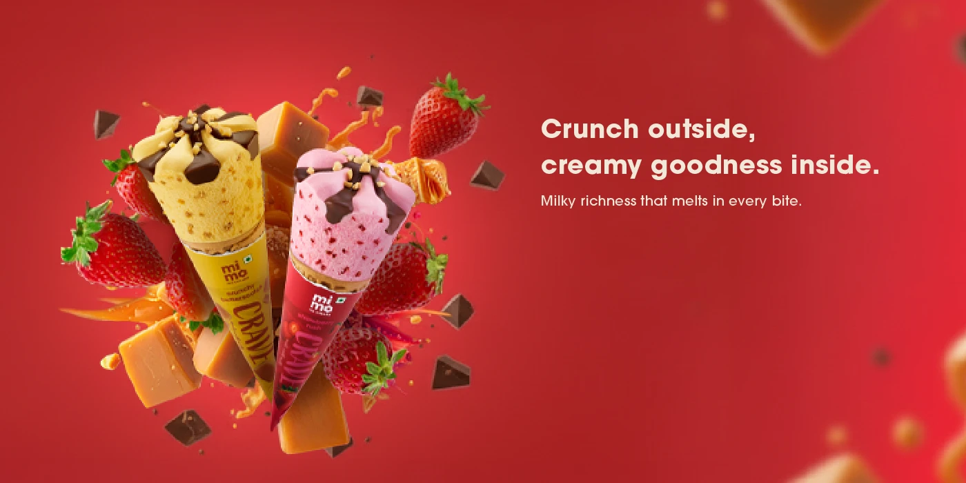 Crunch outside, creamy goodness inside