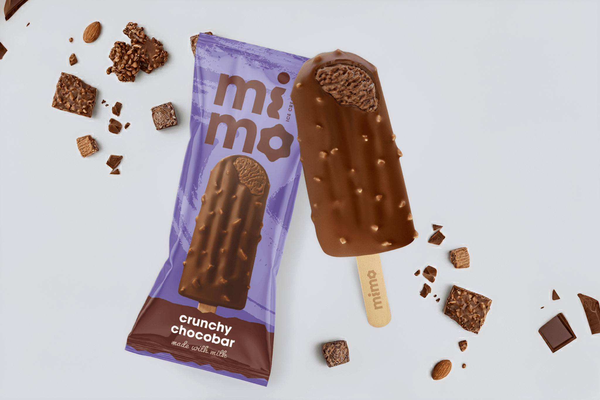 Crunchy chocobar