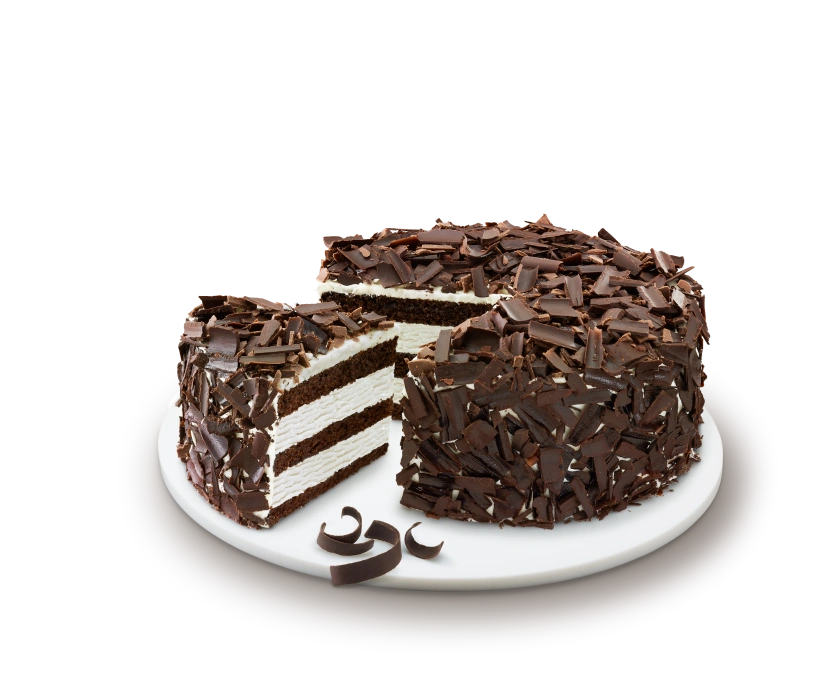 black forest ice cream cake